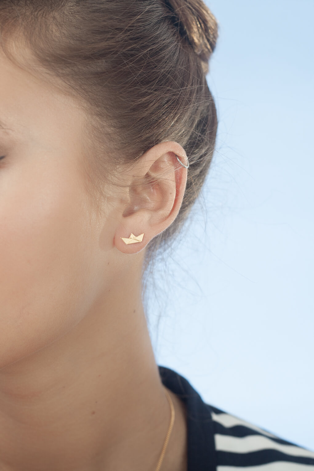 397482-Paper Boat Post Earrings-3