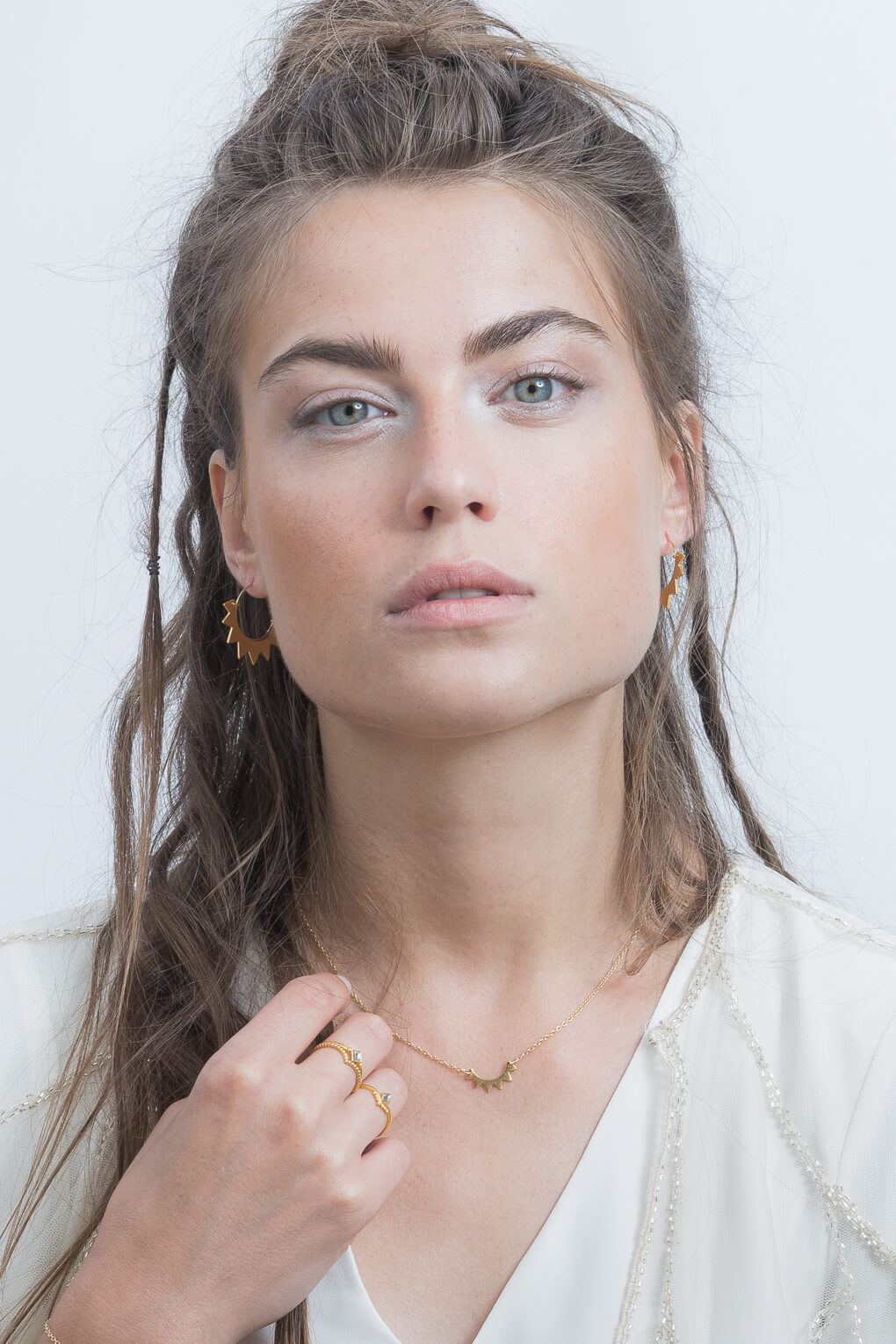 342432-Ray Hoop Earrings-1