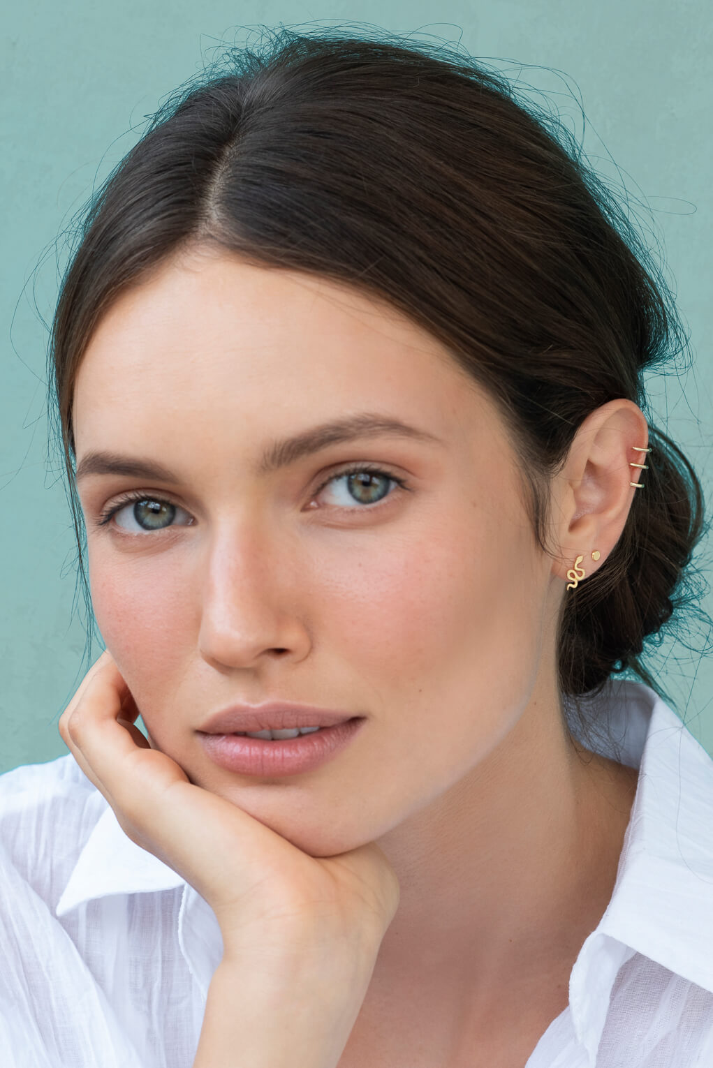 0344142-Tiny Snake Earrings-1